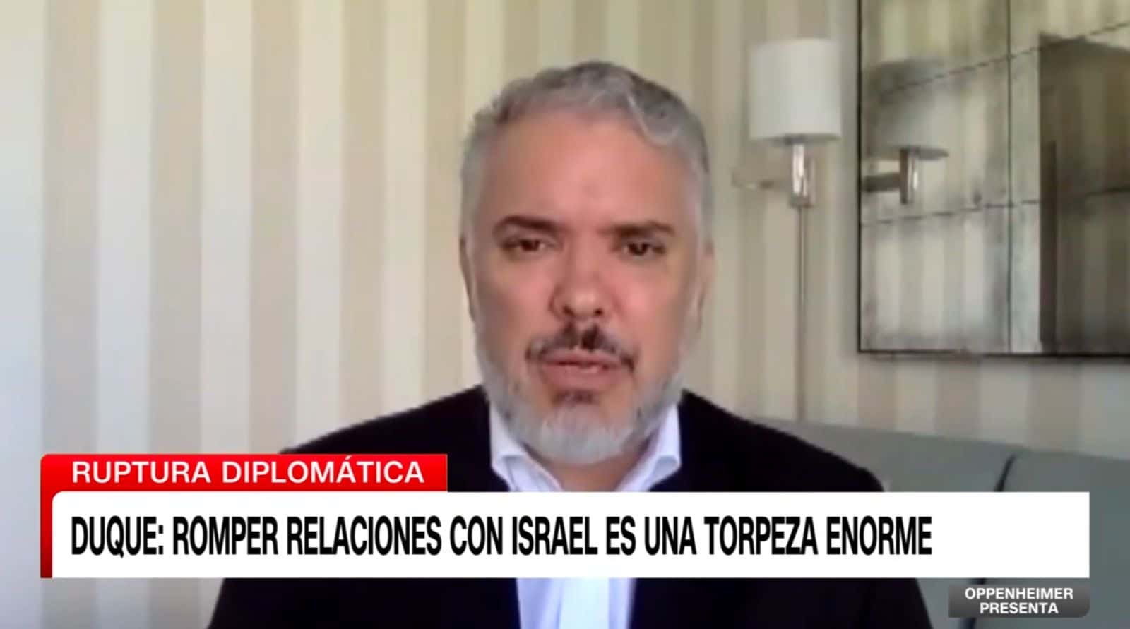 La elección en Venezuela es otra trampa de Nicolás Maduro", dijo Iván Duque en entrevista con Andrés Oppenheimer