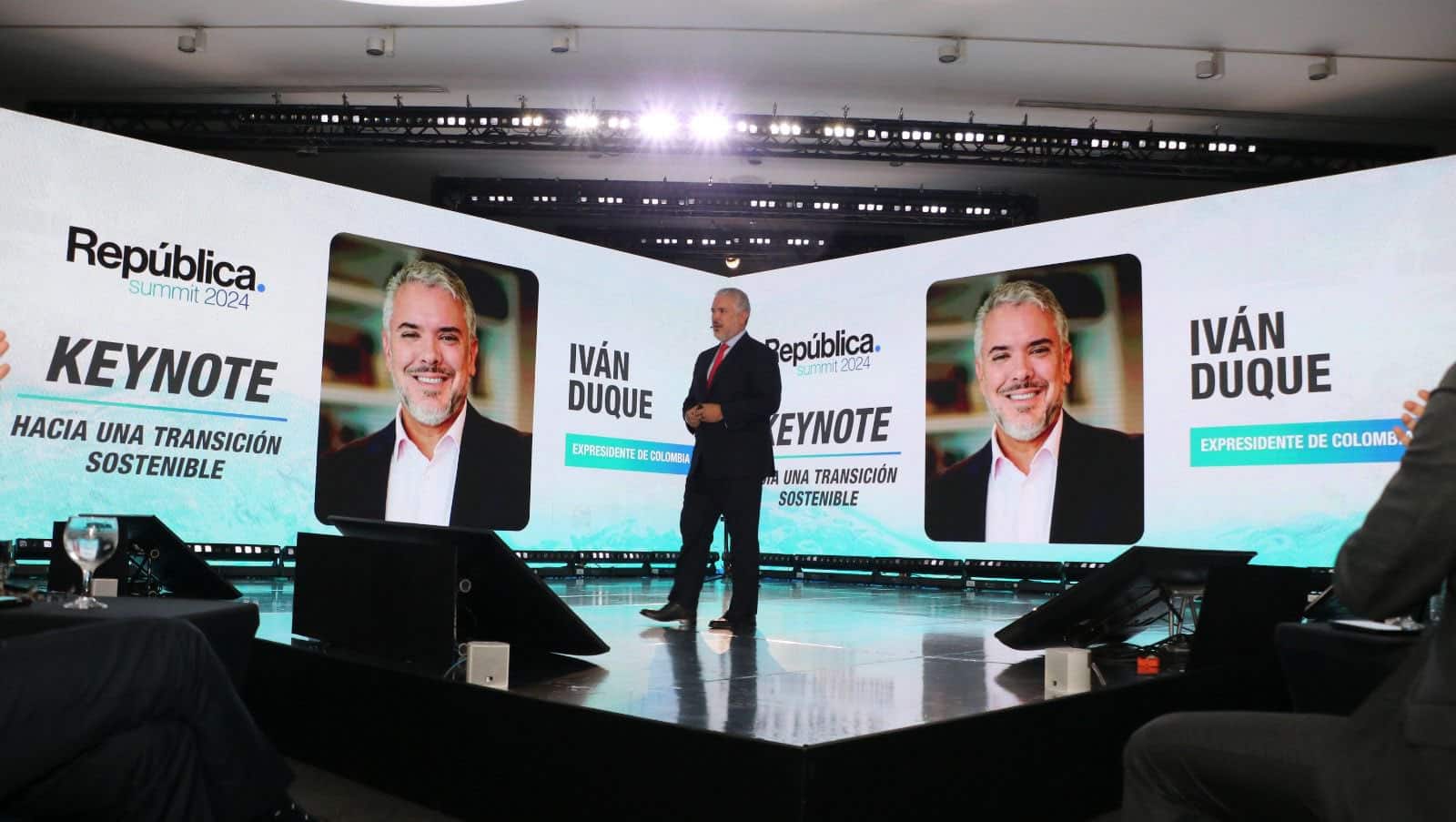 "Hacia una transición sostenible": Iván Duque en el República Summit 2024