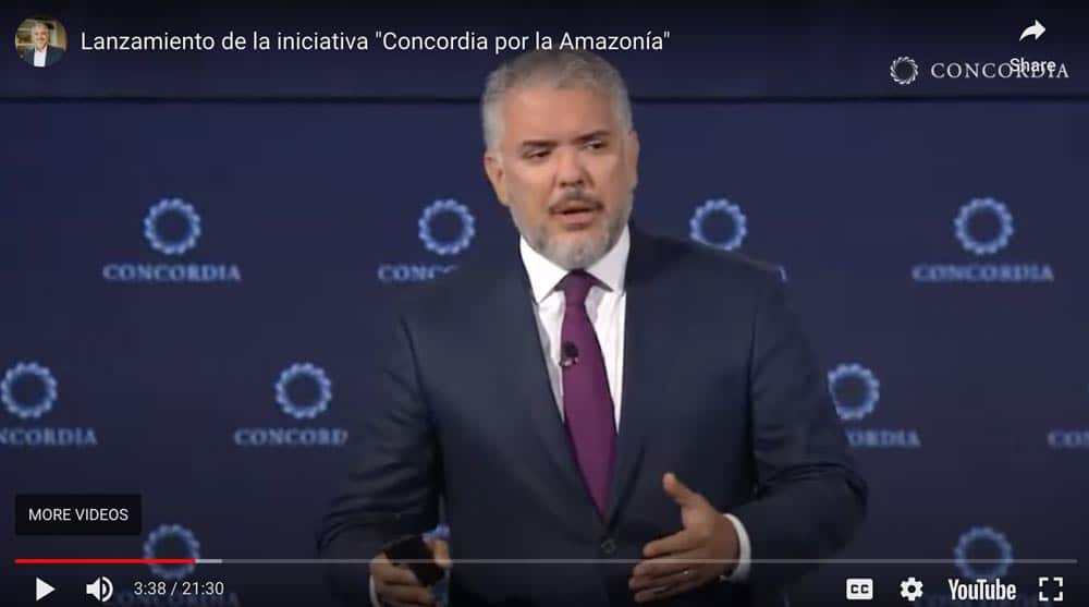 lanzamiento de la iniciativa 'concordia por la amazonía'